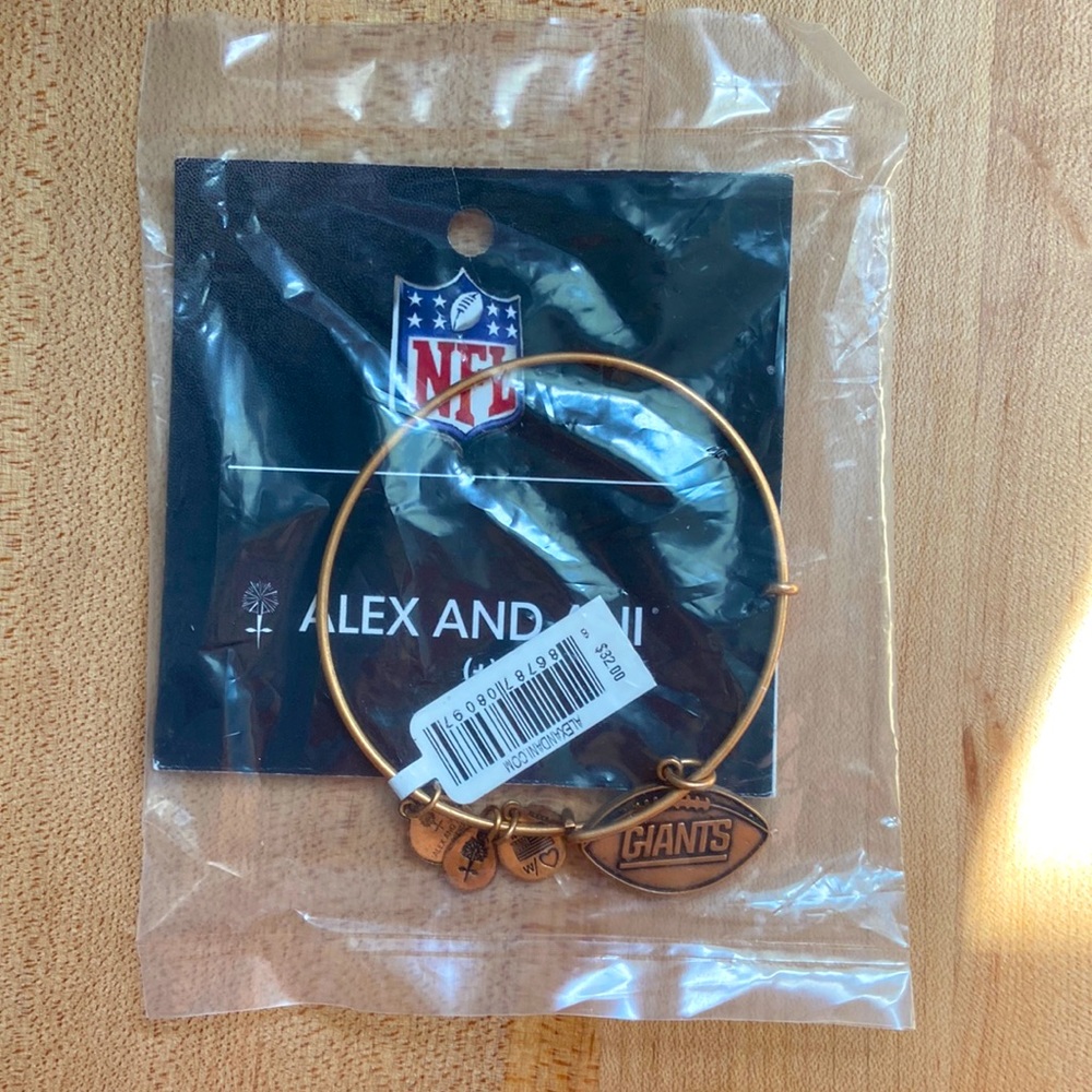 Alex and Ani New York giants bracelet